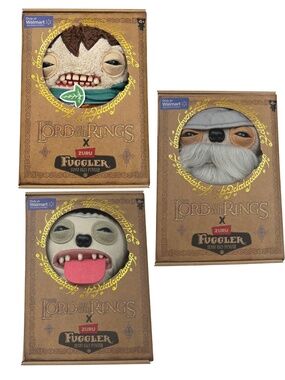 Fuggler x Lord of the Rings Set of Three Frodo Gandalf Gollum New in Box